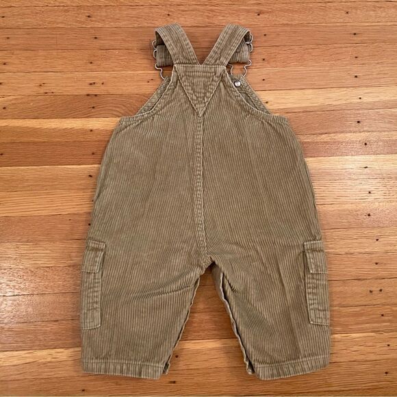 Old Navy Corduroy beige/tan overalls - Picture 4 of 5